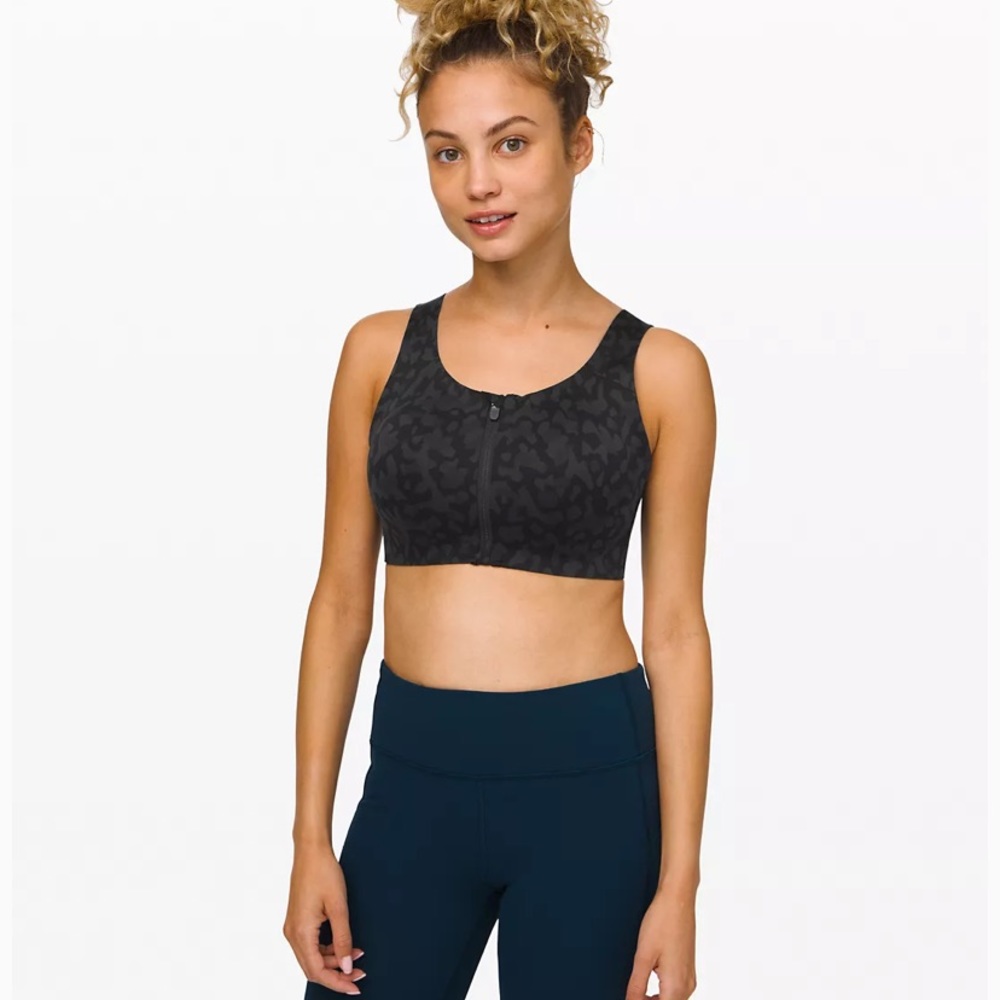 NWT Lululemon ENLITE BRA ZIP FRONT*HIGH SUPPORT